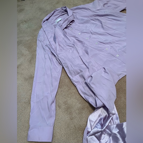 Pari Passi Lavender Button Up Blouse - Picture 5 of 8